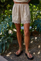 Bonnie Lace Trim Short