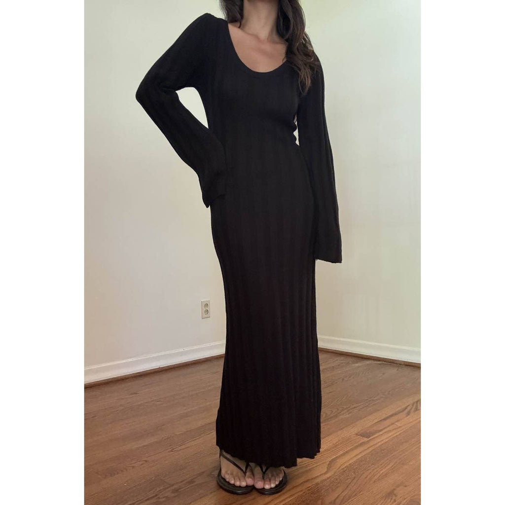 Knit Bell Sleeve Dress