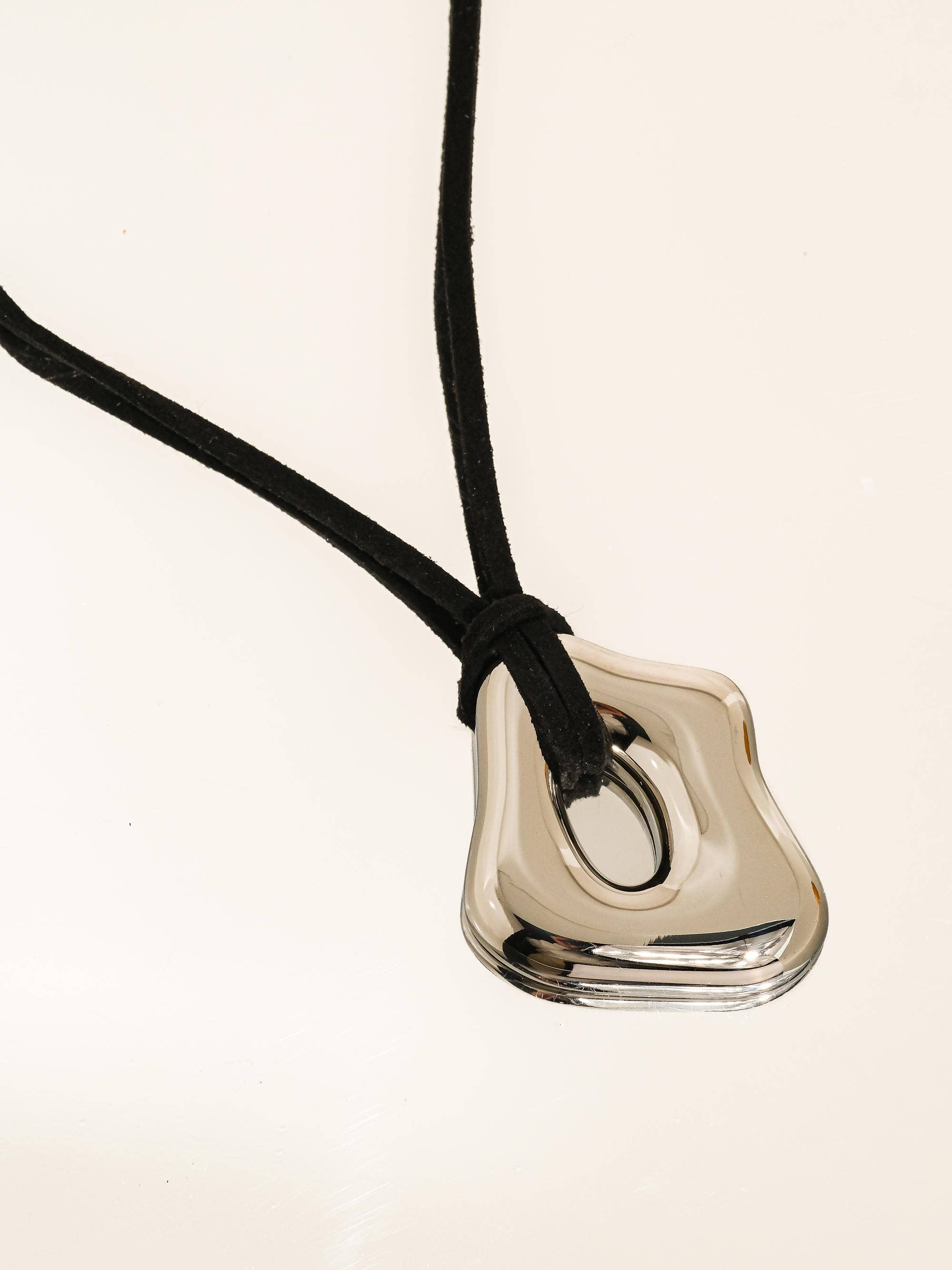 Terra Leather Cord Pendant Necklace