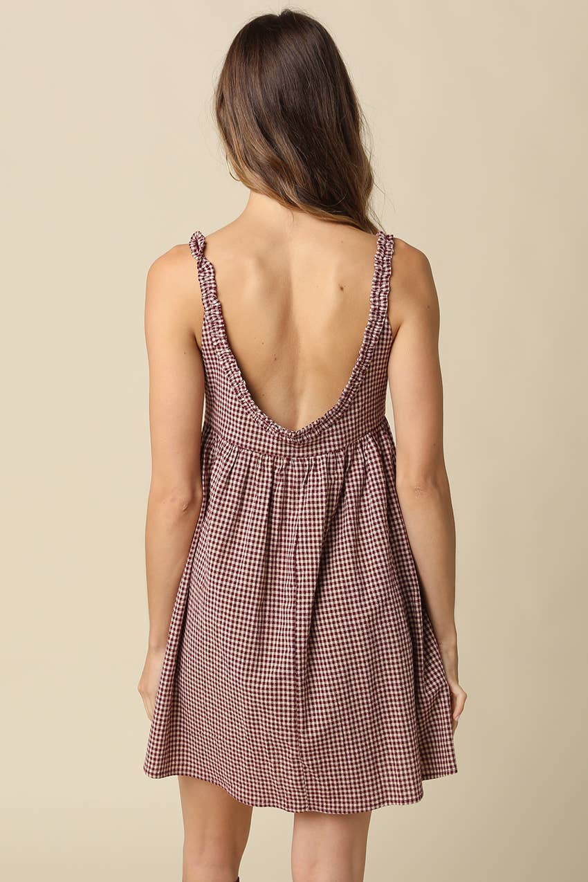 Camilla Gingham Mini Dress