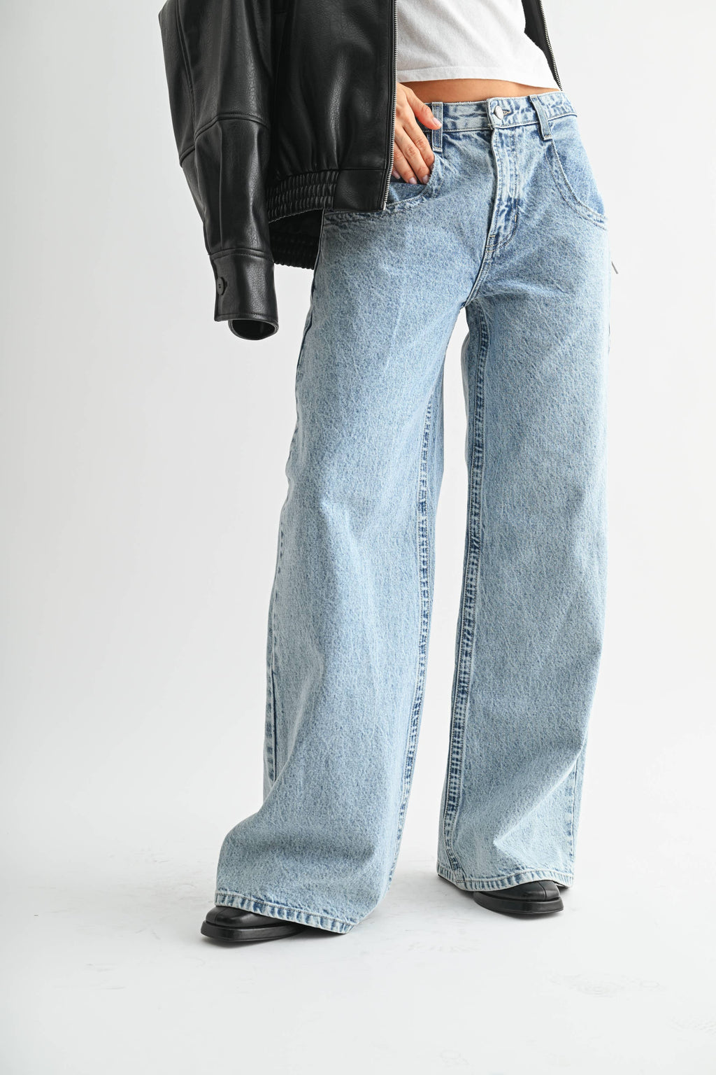 Classic Super Relaxed Wide Leg - MEDIUM DENIM - BP432N
