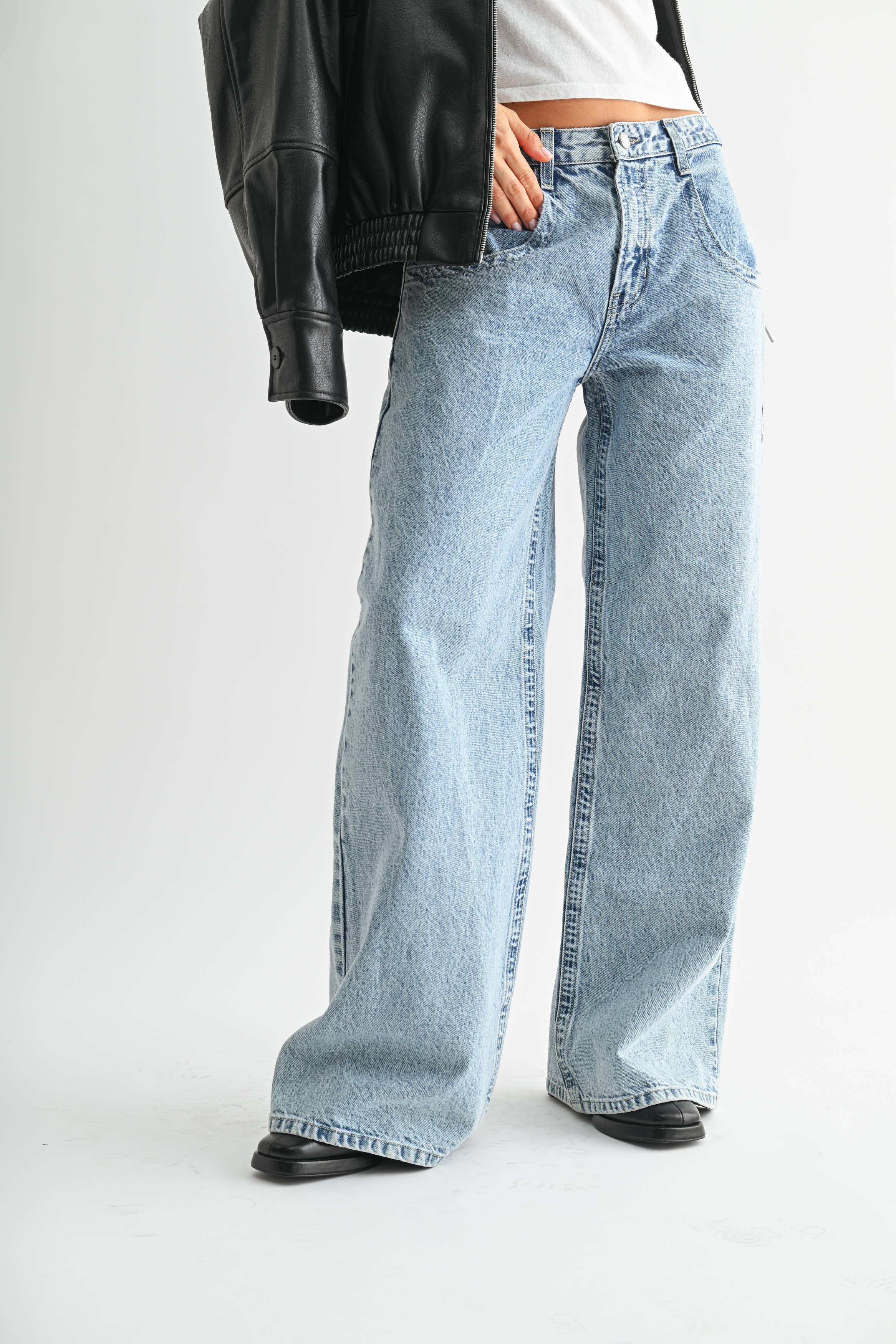 Classic Super Relaxed Wide Leg - MEDIUM DENIM - BP432N