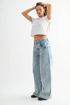 Junie Relaxed Wide Leg Jean