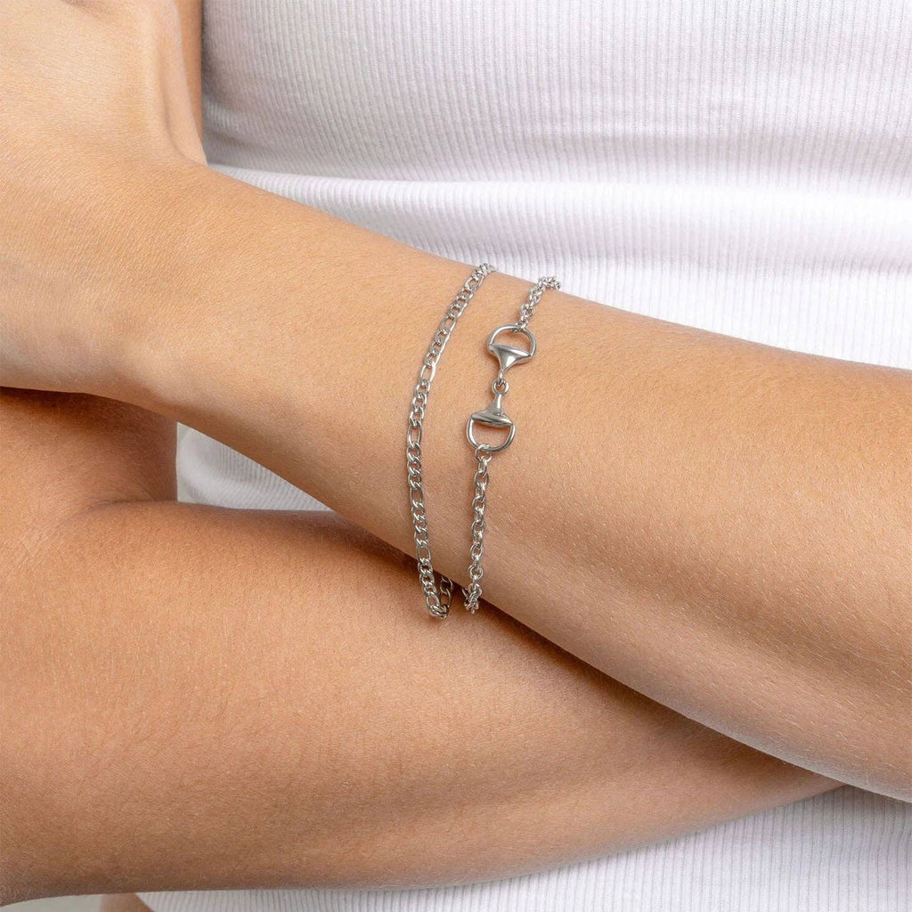18K Gold PVD Stainless Steel Horsebit Bracelet