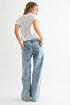 Junie Relaxed Wide Leg Jean