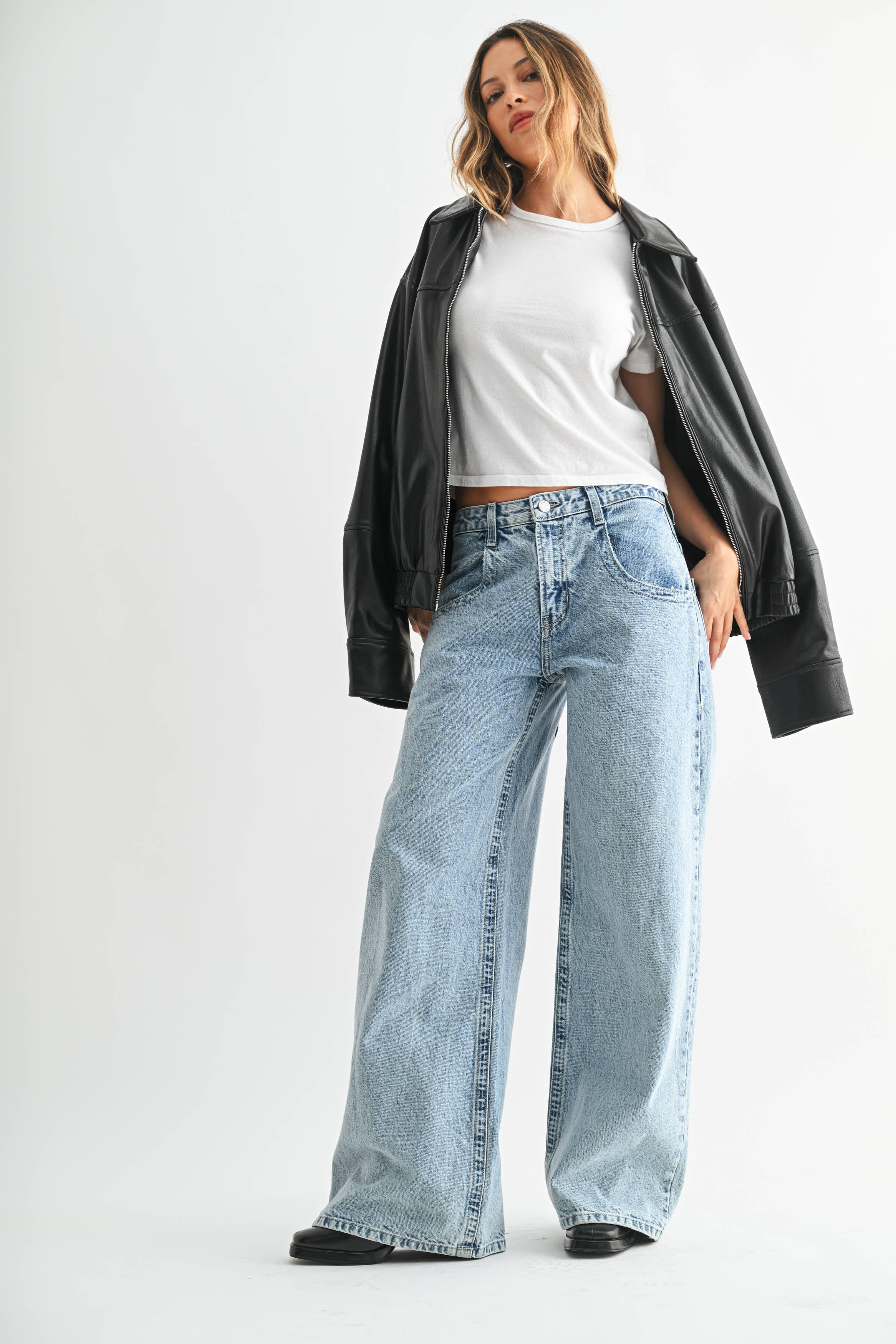 Classic Super Relaxed Wide Leg - MEDIUM DENIM - BP432N