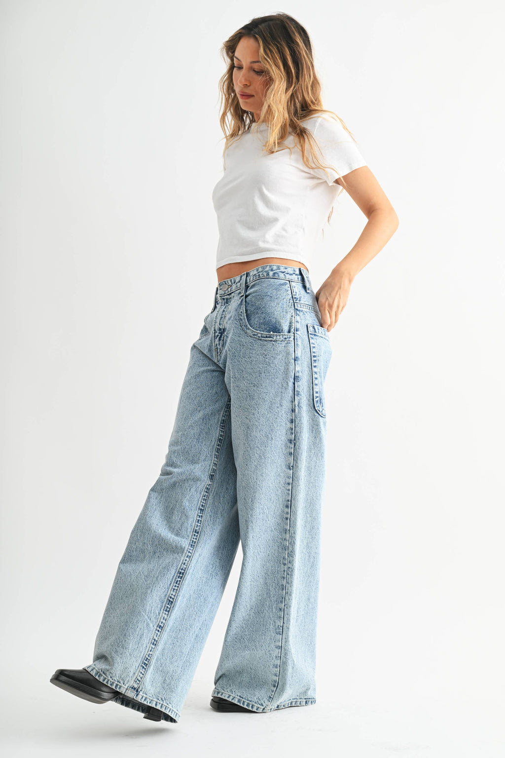 Classic Super Relaxed Wide Leg - MEDIUM DENIM - BP432N
