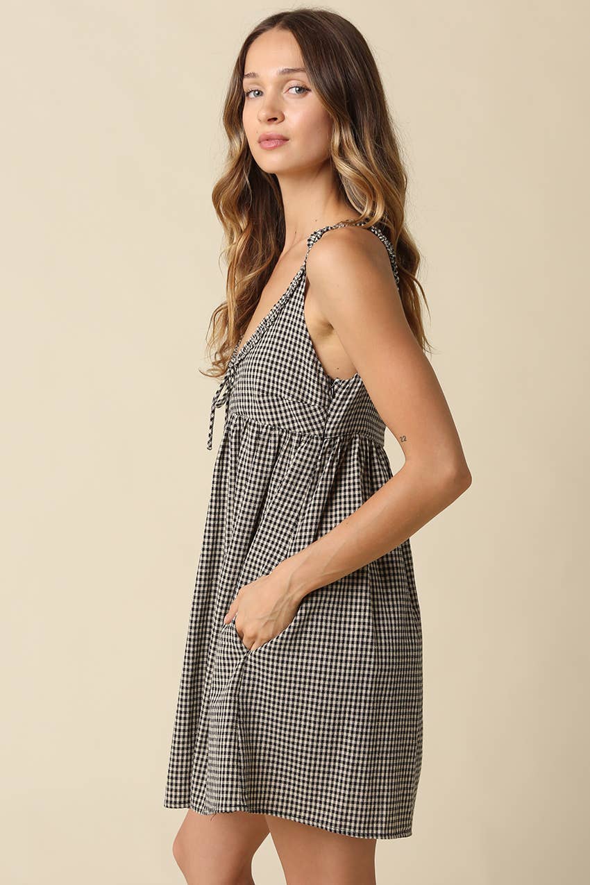 Camilla Gingham Mini Dress