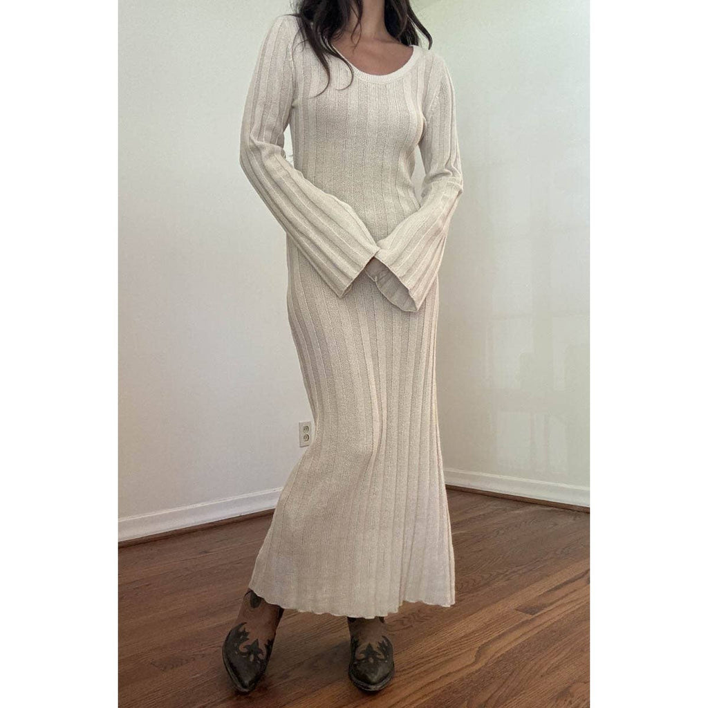 Knit Bell Sleeve Dress