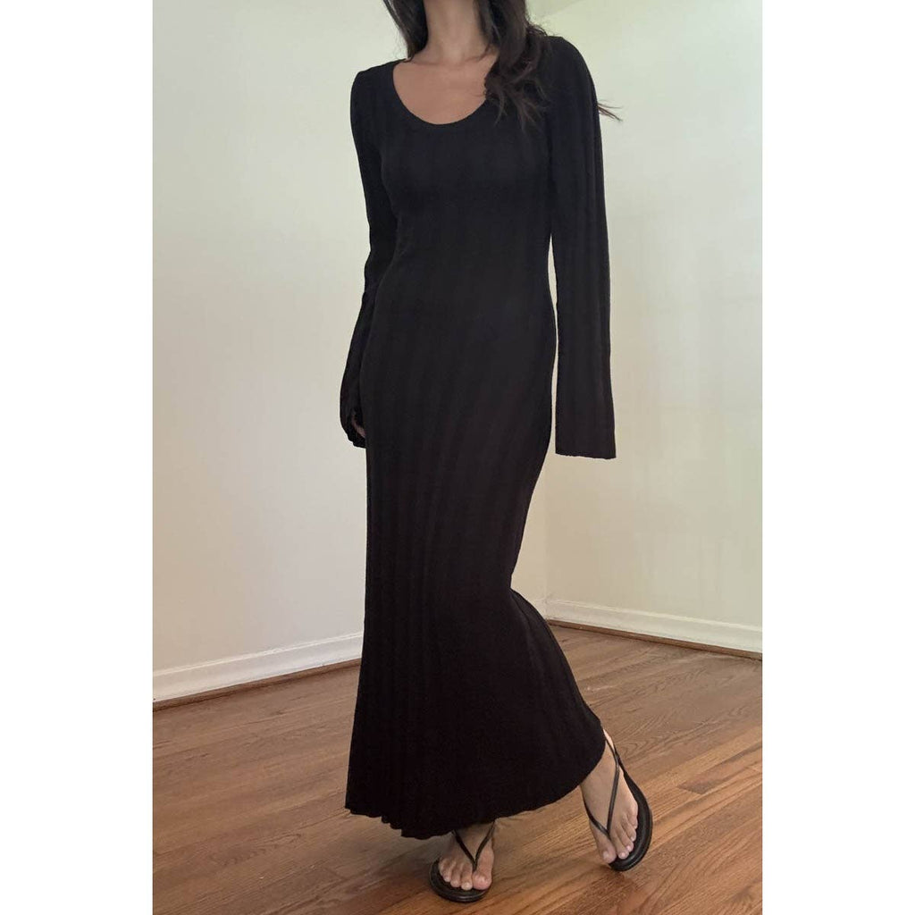 Knit Bell Sleeve Dress