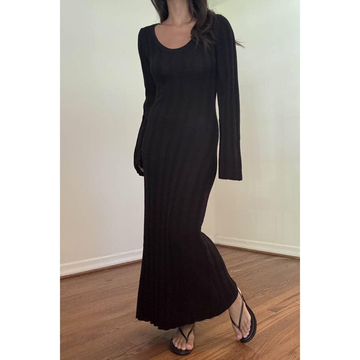 Knit Bell Sleeve Dress