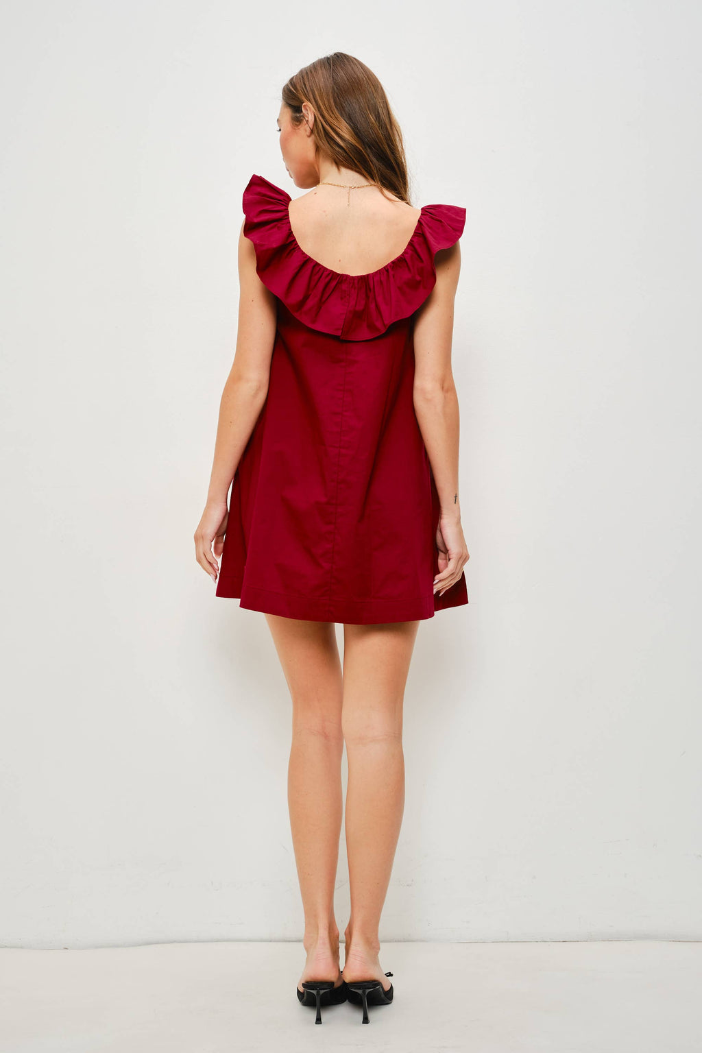 HAILEY FLOUNCE MINI DRESS