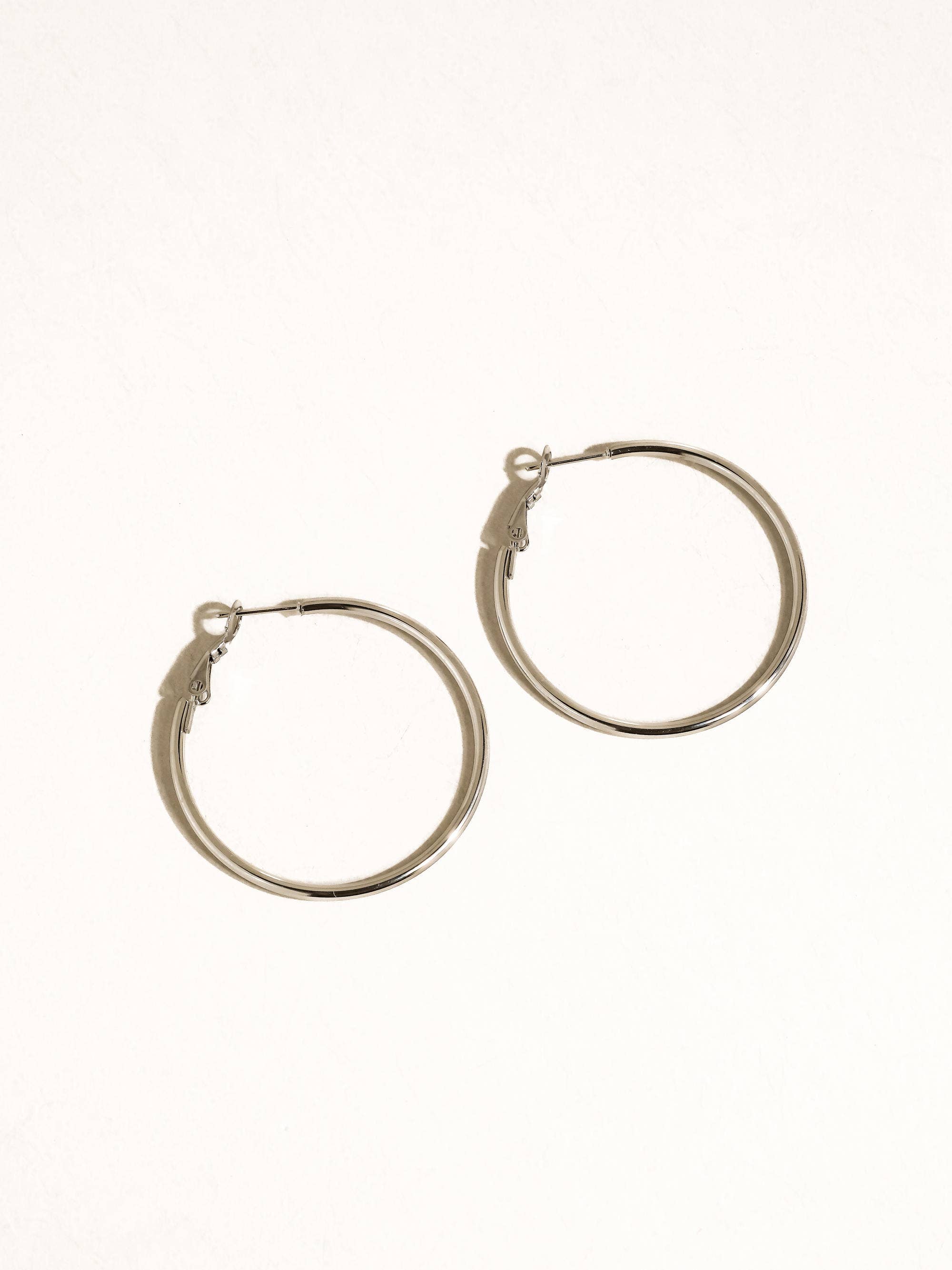 Icon Thin Hoop Earring